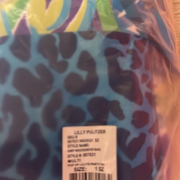 Lilly Pulitzer Multi Pop Up Party Patch Weekender Travel Bag & Makeup Bag. NWT - Picture 12 of 13